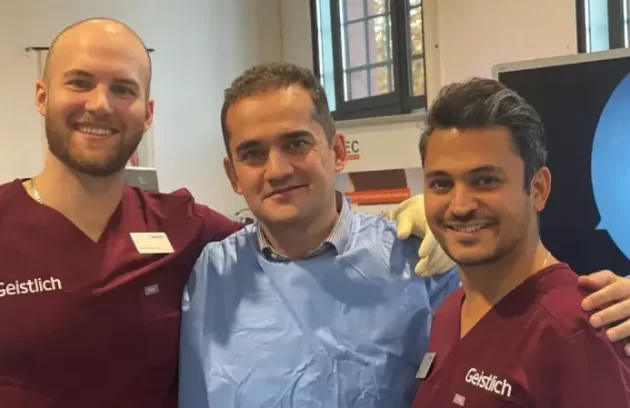 dr. vahid vahabzadeh at QKG Cartilage Academy Workshop